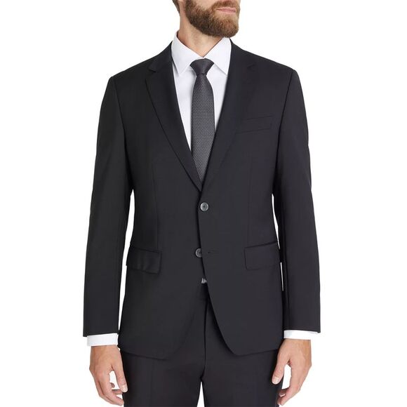 Hugo Boss Mens Jeffery Regular Fit Wool Suit Jackets 40...